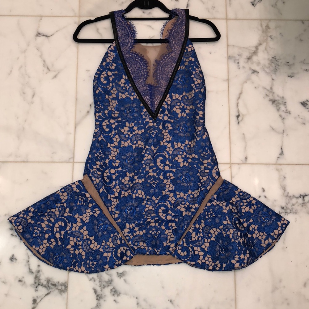 Three Floor mini dress